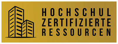 Hochschul zertifiziert Kompetenz Rand hoschschulzertifizierte ressourcen
