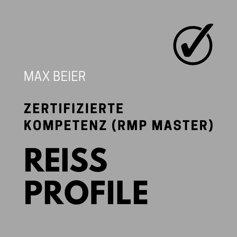 Zertifizierte Kompetenz Reiss Lebensmotive Max Beier